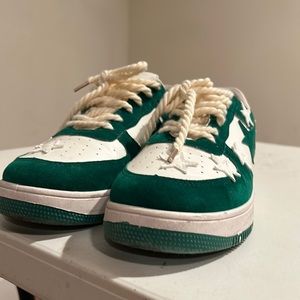Custom made Sneakers (NOT Bapestas) and (NOT AIRFORCES) Didn’t come with a box!!